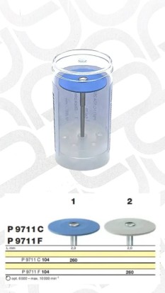 Полировочный бор по ZrO2 с алмазным зерном 1-я ступень D+Z  / P 9711 C 104.260