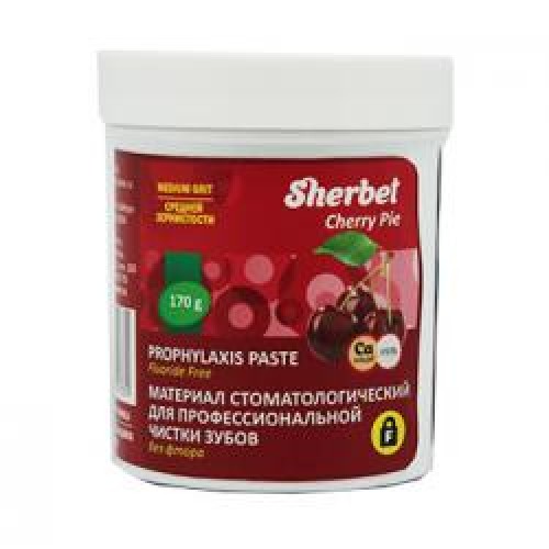 АПФ Sherbet APF Sherbet- паста профилактическая без фтора, medium/170г